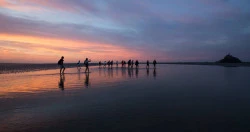 Visite nocturne à Baie du Mont-Saint-Michel